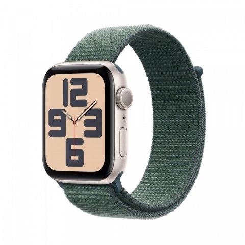 Watch SE GPS, koperta 40 mm z aluminium w kolorze księżycowej poświaty z opaską sportową w kolorze górskiego jeziora Watch SE GPS, koperta 40 mm z aluminium w kolorze księżycowej poświaty z opaską sportową w kolorze górskiego jeziora