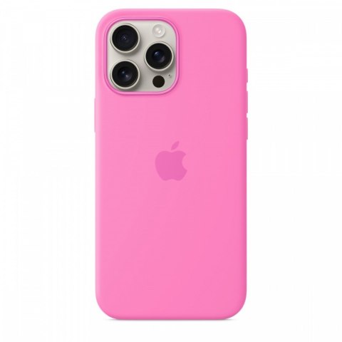 Etui silikonowe z MagSafe do iPhonea 16 Pro Max - piwonia Etui silikonowe z MagSafe do iPhonea 16 Pro Max - piwonia