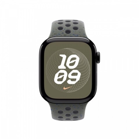 Pasek sportowy Nike w kolorze cargo khaki do koperty 40 mm - rozmiar M/L Pasek sportowy Nike w kolorze cargo khaki do koperty 40 mm - rozmiar M/L