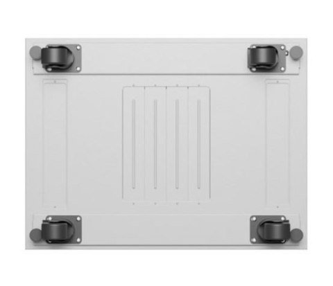 Szafa stojąca rack 19'' 22U 600x800 szara drzwi szklane LCD flack pack