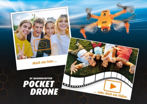 Dron RC Quadrocopter Pocket Drone Dron RC Quadrocopter Pocket Drone