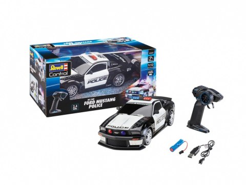 Auto zdalnie sterowane RC Car Ford Mustang Police Policja Auto zdalnie sterowane RC Car Ford Mustang Police Policja
