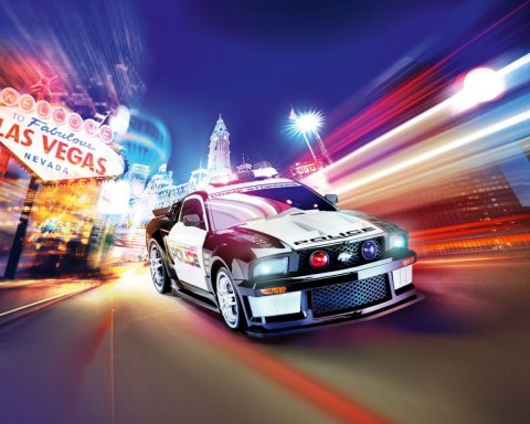 Auto zdalnie sterowane RC Car Ford Mustang Police Policja Auto zdalnie sterowane RC Car Ford Mustang Police Policja