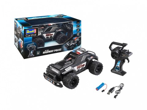 Auto zdalnie sterowane RC Car Highway Police Policja Auto zdalnie sterowane RC Car Highway Police Policja