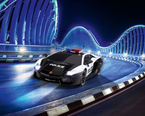 Auto zdalnie sterowane RC Scale Car Lamborghini Aventador Police Auto zdalnie sterowane RC Scale Car Lamborghini Aventador Police