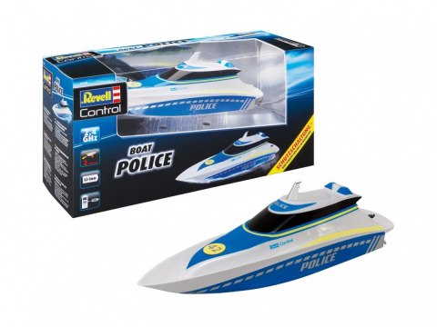 Motorówka zdalnie sterowana RC Boat Police Policja Motorówka zdalnie sterowana RC Boat Police Policja