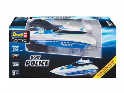 Motorówka zdalnie sterowana RC Boat Police Policja Motorówka zdalnie sterowana RC Boat Police Policja