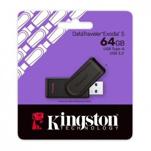 Pendrive Data Traveler Exodia S 64GB USB3.2 Gen1 Pendrive Data Traveler Exodia S 64GB USB3.2 Gen1