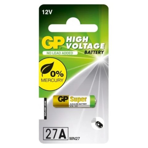 Bateria do pilota samochodowego GP 27A MN27 blister 1 szt. Bateria do pilota samochodowego GP 27A MN27 blister 1 szt.