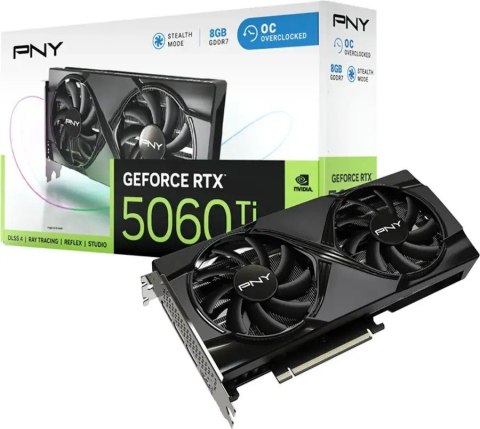 Karta graficzna GeForce RTX 5060 Ti OC 8GB VCG5060T8DFXPB1-O Karta graficzna GeForce RTX 5060 Ti OC 8GB VCG5060T8DFXPB1-O