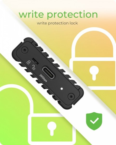 Obudowa IB-1917M-C32a NVMe USB 3.2 Gen 2x2, 20 Gbit/s