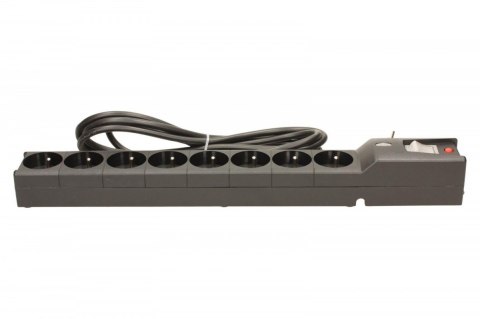 Listwa przeciwprzepięciowa LXA 816, 3L, 3,0m, czarna Listwa przeciwprzepięciowa LXA 816, 3L, 3,0m, czarna