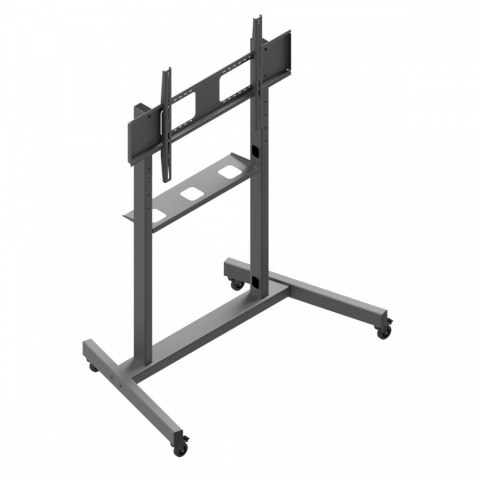 TR19 Wózek z półką do monitorów 55-110 cali VESA 100×100 - 1000×600 130 kg 1130-1510 mm TR19 Wózek z półką do monitorów 55-110 cali VESA 100×100 - 1000×600 130 kg 1130-1510 mm