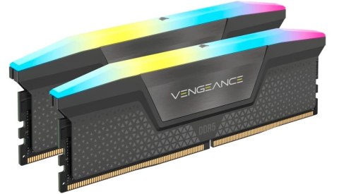 Pamięć DDR5 VENGEANCE RGB 64GB/6000 (2x32GB) CL30 AMD EXPO Pamięć DDR5 VENGEANCE RGB 64GB/6000 (2x32GB) CL30 AMD EXPO