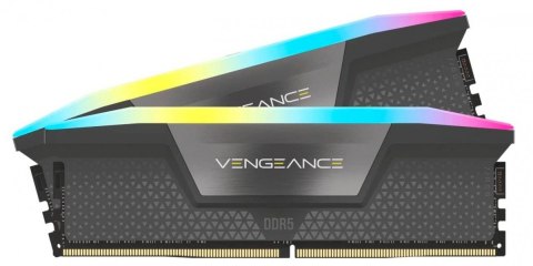 Pamięć DDR5 VENGEANCE RGB 64GB/6000 (2x32GB) CL30 AMD EXPO Pamięć DDR5 VENGEANCE RGB 64GB/6000 (2x32GB) CL30 AMD EXPO