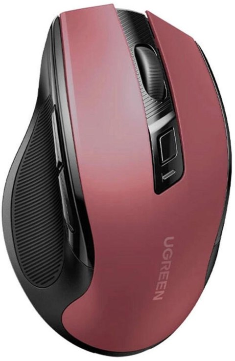 Mysz optyczna Ugreen MU006 bezprzewodowa USB 2.4GHz / Bluetooth 5.0 4000 DPI - czerwona Mysz optyczna Ugreen MU006 bezprzewodowa USB 2.4GHz / Bluetooth 5.0 4000 DPI - czerwona