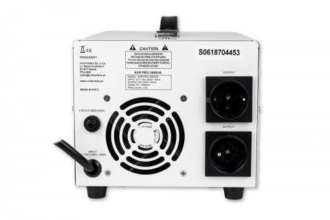 Stabilizator napięcia Volt Polska AVR PRO 3000VA 3% Stabilizator napięcia Volt Polska AVR PRO 3000VA 3%