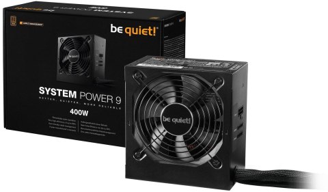 Zasilacz komputerowy be quiet! System Power 9 400W CM 80 Plus Bronze Zasilacz komputerowy be quiet! System Power 9 400W CM 80 Plus Bronze