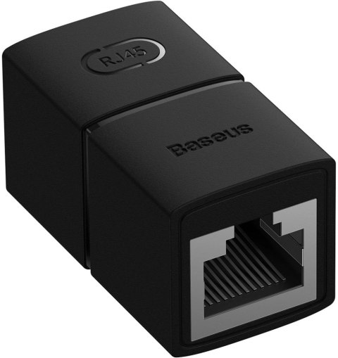 Złączka sieciowa łącznik kabli Ethernet RJ-45 Baseus AirJoy Series 1 szt. - czarna Złączka sieciowa łącznik kabli Ethernet RJ-45 Baseus AirJoy Series 1 szt. - czarna