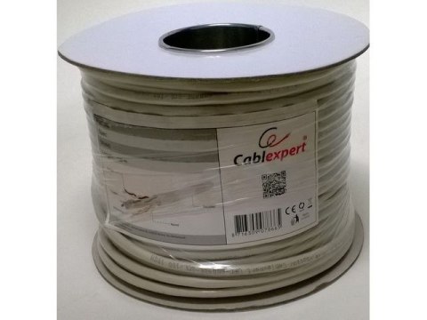 Kabel FTP KAT 6 drut 100m szary Kabel FTP KAT 6 drut 100m szary