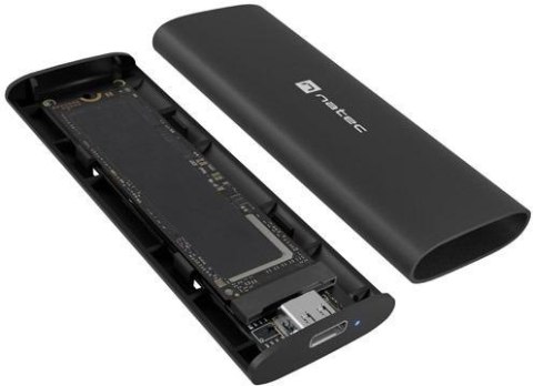 Obudowa na dysk SSD Natec Rhino M.2 NVME Lite USB-C 3.1 Gen.2 aluminium Obudowa na dysk SSD Natec Rhino M.2 NVME Lite USB-C 3.1 Gen.2 aluminium