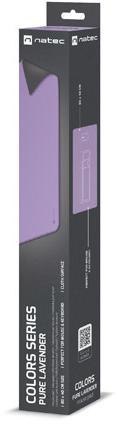 Podkładka pod mysz Natec Colors Series Pure Lavender 800x400mm Podkładka pod mysz Natec Colors Series Pure Lavender 800x400mm