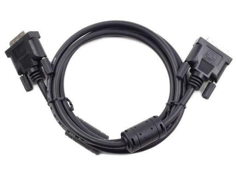 Kabel DVI-D(M)/DVI-D(M)(24+1) Dual Link Ferryt 1.8M Czarny Kabel DVI-D(M)/DVI-D(M)(24+1) Dual Link Ferryt 1.8M Czarny