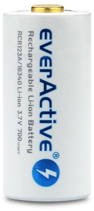 Akumulatorek 16340 / R-CR123 3,7V everActive 700mAh (1 szt.) z zabezpieczeniem Akumulatorek 16340 / R-CR123 3,7V everActive 700mAh (1 szt.) z zabezpieczeniem