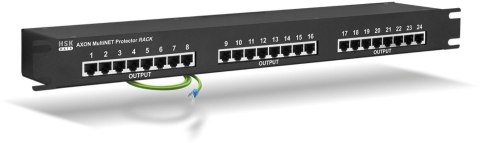 OGRANICZNIK PRZEPIĘĆ AXON-MULTINET-24 ETHERNET RACK OGRANICZNIK PRZEPIĘĆ AXON-MULTINET-24 ETHERNET RACK