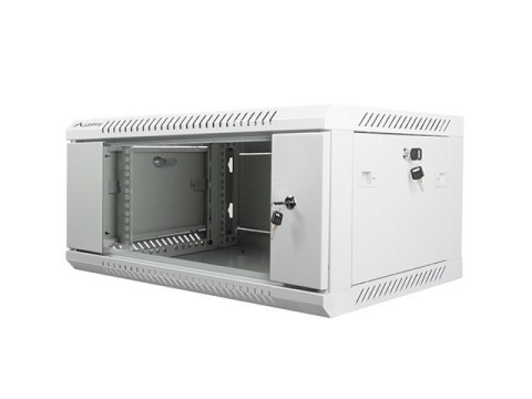 Szafa instalacyjna wisząca 19'' 4U 600X450mm szara (drzwi szklane) Szafa instalacyjna wisząca 19'' 4U 600X450mm szara (drzwi szklane)