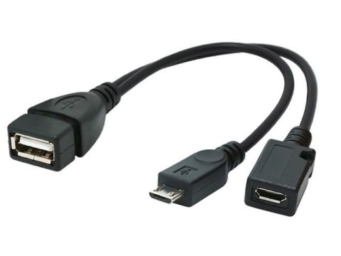 KABEL USB MICRO AF-BM+(F) USB 2.0 OTG 15CM KABEL USB MICRO AF-BM+(F) USB 2.0 OTG 15CM