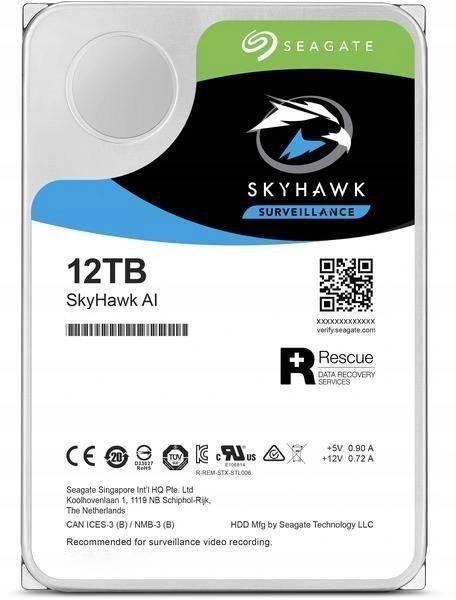 Dysk HDD Seagate SkyHawk AI ST12000VE003 12TB Dysk HDD Seagate SkyHawk AI ST12000VE003 12TB