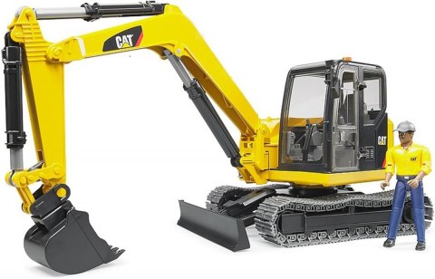 Minikoparka CAT z figurka robotnika Minikoparka CAT z figurka robotnika