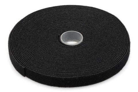 Taśma rzepowa do okablowania strukturalnego, szerokość 15 mm, rolka 10 m, kolor czarny Taśma rzepowa do okablowania strukturalnego, szerokość 15 mm, rolka 10 m, kolor czarny