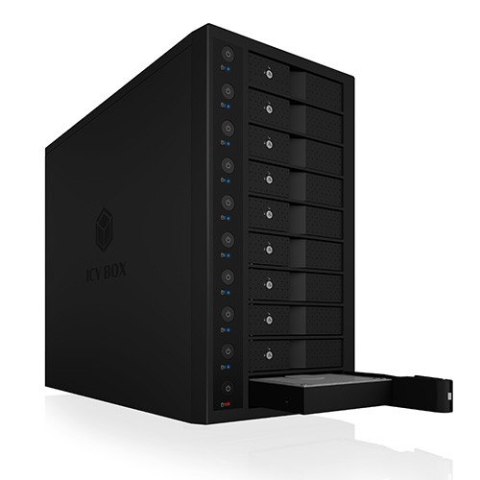 Obudowa IB-3810-C31 10x HDD Single System dla 3,5" HDD SATA I/II/III Obudowa IB-3810-C31 10x HDD Single System dla 3,5" HDD SATA I/II/III