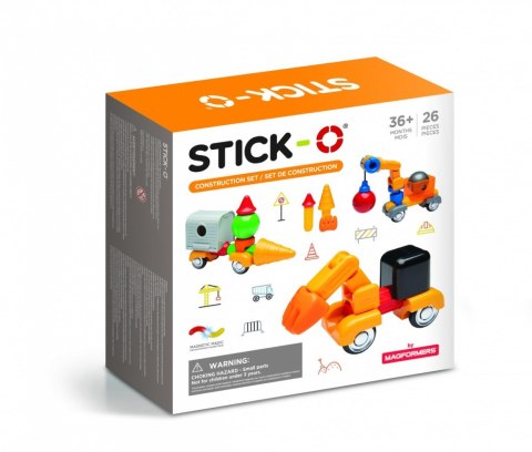 Klocki Stick-o Zestaw konstrukcyjny 26 elementów Klocki Stick-o Zestaw konstrukcyjny 26 elementów