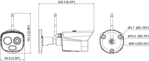KAMERA TERMOWIZYJNA DAHUA TPC-BF1241-B7F8-S2 KAMERA TERMOWIZYJNA DAHUA TPC-BF1241-B7F8-S2