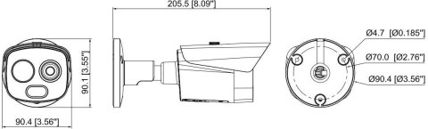 KAMERA TERMOWIZYJNA DAHUA TPC-BF1241-TB7F8-S2 KAMERA TERMOWIZYJNA DAHUA TPC-BF1241-TB7F8-S2