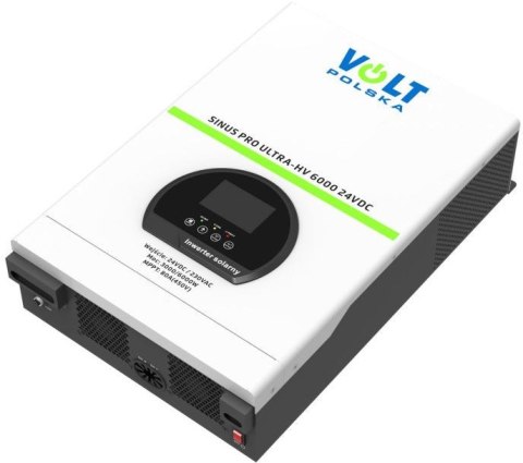 Przetwornica inwerter solarny SinusPro Ultra-HV 6000 24V/230V 3000/6000W 80A MPPT (450V) Przetwornica inwerter solarny SinusPro Ultra-HV 6000 24V/230V 3000/6000W 80A MPPT (450V)