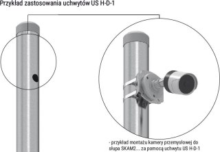 UCHWYT SŁUPOWY ATS US H-D