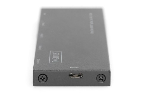 Rozdzielacz (Splitter) Ultra Slim HDMI 1x4 4K 60Hz 3D HDR HDCP 2.2 18 Gbps Micro USB Rozdzielacz (Splitter) Ultra Slim HDMI 1x4 4K 60Hz 3D HDR HDCP 2.2 18 Gbps Micro USB