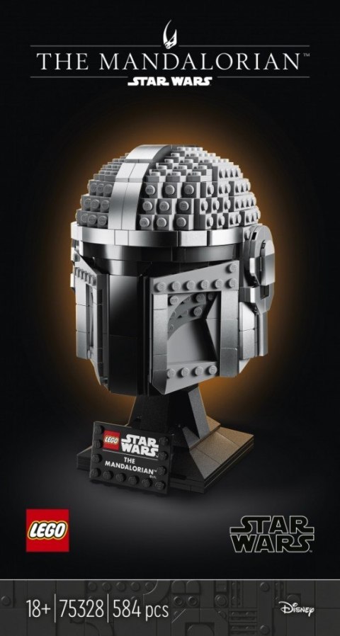Klocki Star Wars 75328 Hełm Mandalorianina Klocki Star Wars 75328 Hełm Mandalorianina
