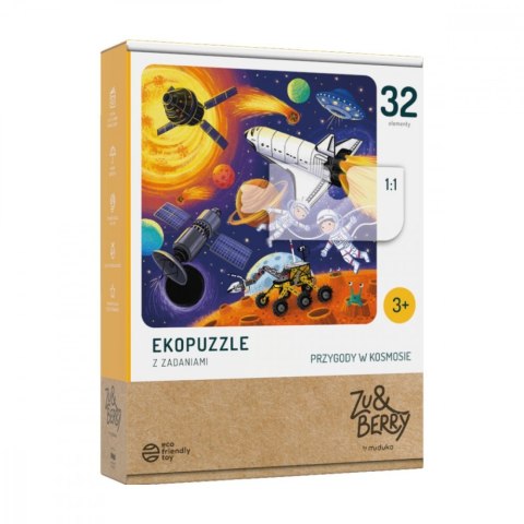 Puzzle 32 elementy Przygody w kosmosie Puzzle 32 elementy Przygody w kosmosie