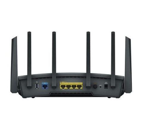 Router bezprzewodowy RT6600ax WiFi 6 4x1,8Ghz 1GB DDR3 1x2,5GbE 1xUSB 3.2.1 Router bezprzewodowy RT6600ax WiFi 6 4x1,8Ghz 1GB DDR3 1x2,5GbE 1xUSB 3.2.1