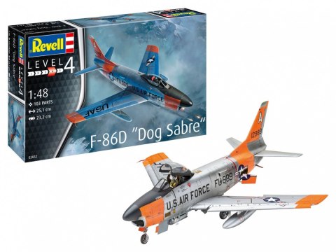 Model plastikowy samolot F-86D Dog Sabre 1/48 Model plastikowy samolot F-86D Dog Sabre 1/48