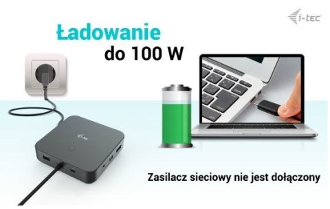 Stacja dokująca USB-C HDMI Dual DP Docking Station Power Delivery 100 W Stacja dokująca USB-C HDMI Dual DP Docking Station Power Delivery 100 W