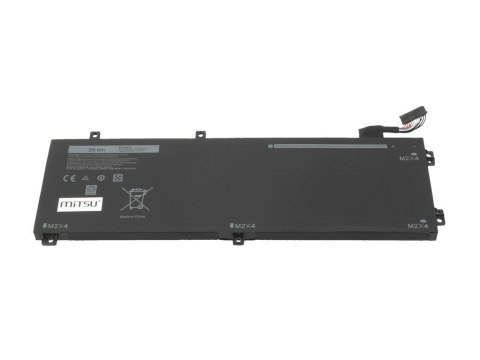 Bateria do Dell XPS 15 9550 - RRCGW 4910 mAh (56 Wh) 11.4 Volt Bateria do Dell XPS 15 9550 - RRCGW 4910 mAh (56 Wh) 11.4 Volt