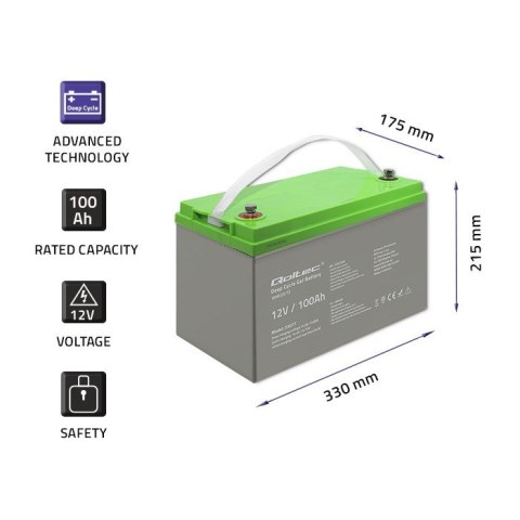 Akumulator żelowy Deep Cycle | 12V | 100Ah Akumulator żelowy Deep Cycle | 12V | 100Ah