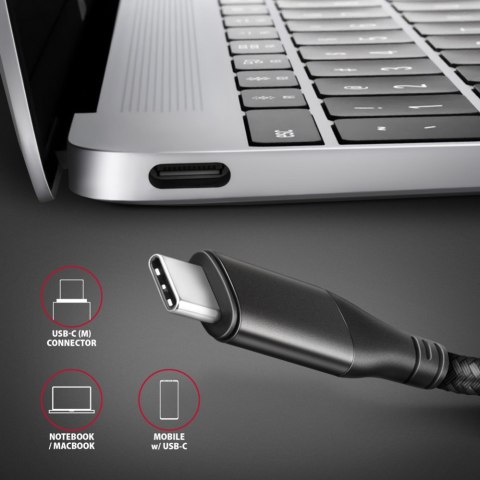 RVC-HI2MC Adapter aktywny USB-C -> HDMI 2.0 4K/60Hz Aluminum, 1.8m kabel RVC-HI2MC Adapter aktywny USB-C -> HDMI 2.0 4K/60Hz Aluminum, 1.8m kabel