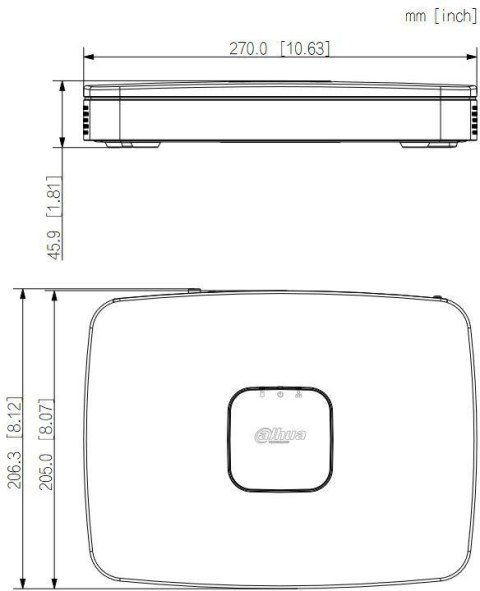 REJESTRATOR IP DAHUA NVR2108HS-8P-I2 REJESTRATOR IP DAHUA NVR2108HS-8P-I2